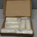 Flameless Candles,with Embedded Star String, Battery Operated Candles Flickering LED Pillar Candles with Remote Control and Timer, Home Decoration Add a Warm and Romantic Atmosphere，Set of 7 (Ivory)