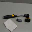 Melnor 65173AMZ RelaxGrip 8 Pattern 16" Pivoting Wand Bundle, Metal, Black, Yellow