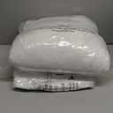 18x18 Decorative Throw Pillow Inserts-Down Feather Pillow Inserts-Square-Cotton Fabric-Set of 2-White.