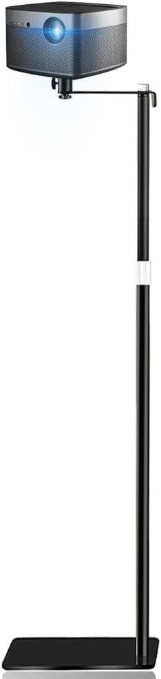 2-Be-Best Projector Stand - Compatible with Nebula, XGIMI, Halo & More - Adjustable Height 36-63in / 92-162cm - Black Floor Stand