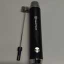 Maestri House Rechargeable Milk Frother, LunaFro NS Handheld Electric Foam Maker Waterproof Detachable Stainless Steel Whisk Drink Mixer Foamer for Lattes, Cappuccino, No Stand (Black)