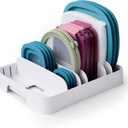 YouCopia StoraLid Adjustable Food Container Lid Organizer for Kitchen Cabinet Storage, Large 24 Lids, Premium Edition