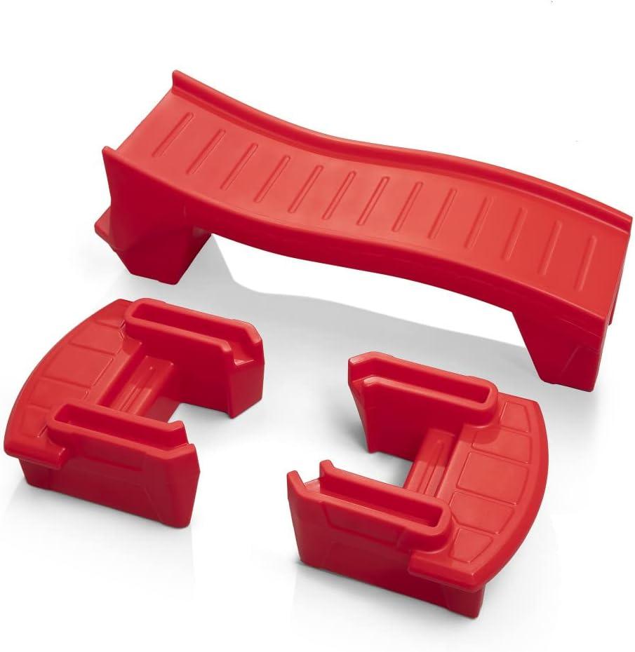 Step2 Farther & Faster Coaster Track Expansion Pack, Extra 3 Feet, Kids Ride On Toy Roller Coaster Track, Push Car, Indoor/Outdoor Playset, Made of Durable Plastic, For Toddlers 2-5 Years Old