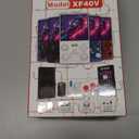 UYTGXEN XF40V Retro Handheld Game Console with 2*Detachable Long Joysticks, 4.0-Inch HD IPS Screen Retro Gaming Console, Preloaded Classic Games with Multiple Emulator, Pocket Video Gaming (Black)