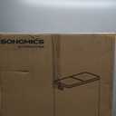 SONGMICS Trash Can, 2 x 8 Gallon (2 x 30 L) Garbage Can for Kitchen, with 15 Trash Bags, 2 Compartments, Plastic Inner Buckets and Hinged Lids, Airtight, Silver and Black ULTB60NL