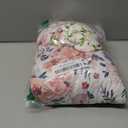 TotAha Premium Stretchy Crib Sheets (2-Pack)-Hypoallergenic, Silky Comfort, Buttery Soft, Calming Effect, All-Season Jersey-Knit Sheets, 9'' Extra Deep Pocket(Meredith Allover Floral & Pale Pink)