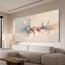 Canvas Wall Art Decor Abstract Wall Art Pictures for Living Room Colorful Abstract Wall Art Prints Abstract Canvas Art Wall Decor Artwork for Walls Wall Decorations Bedroom Home Decor 20" X 40"
