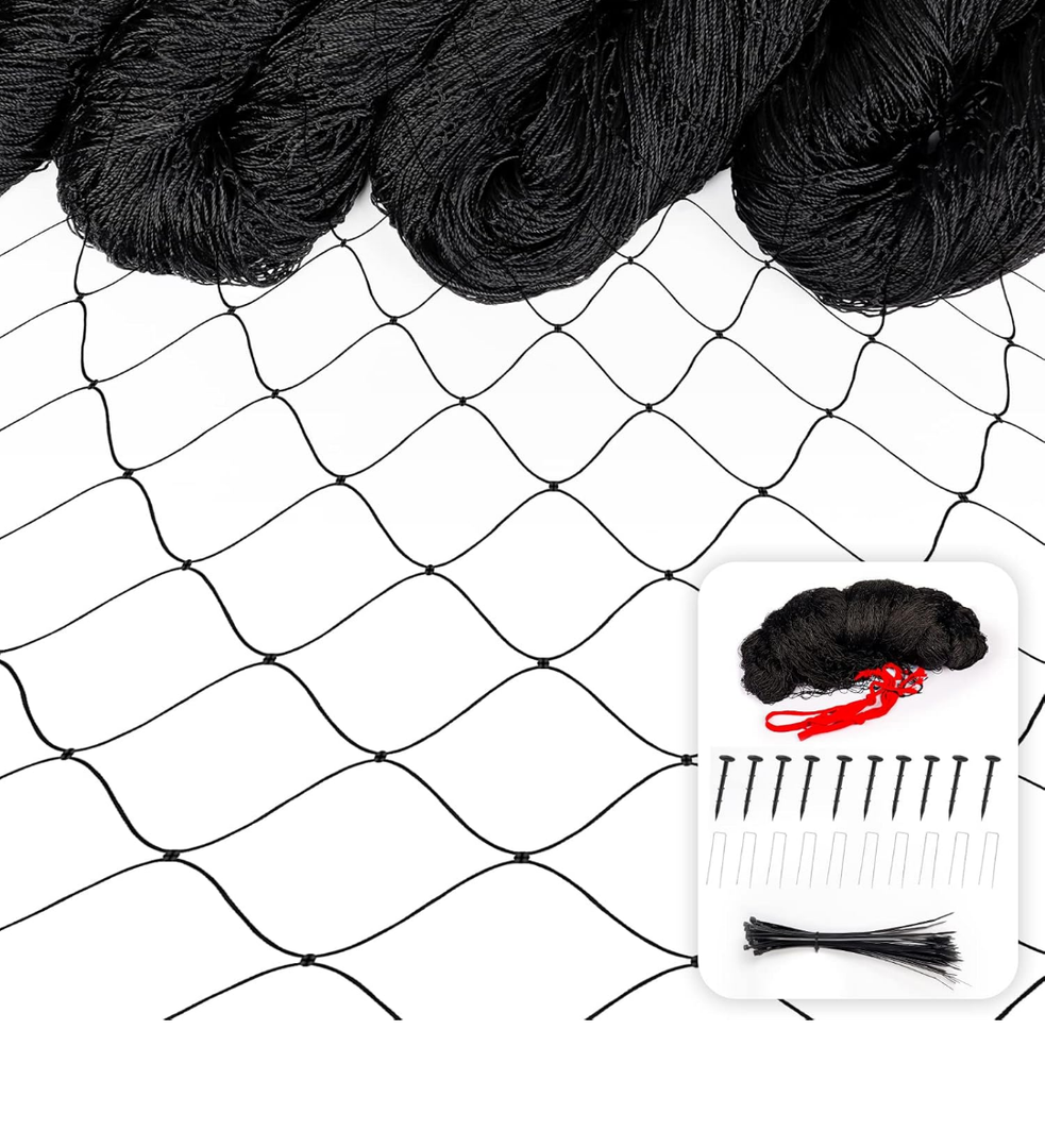 Bird Netting for Chicken Coop -Over Chicken Run & Chicken Pen