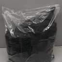 Womens Reversible Long Puffer Coat Sherpa Lined Hooded Winter Jacket (Small, Black)