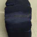 DROWSY Silk Sleep Mask. Face-Hugging, Padded Silk Cocoon for Luxury Sleep in Total Darkness (Midnight Blue)