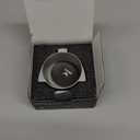 54mm Dosing Funnel Espresso Puck Screen Set KNODOS Grinder Trigger Portafilter Funnel and Filter Compatible with Breville 54mm Portafilters (Silver)