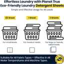 Eco-Friendly Laundry Detergent Sheets  60 Loads (30 Sheets) Fresh Scent  Concentrated, Quick-Dissolve, Travel-Friendly & Hypoallergenic  No Phosphate, Bleach or Dyes (30 Count (Pack of 1))