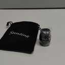 Mini Stainless Steel Decorative Cremation Keepsake Urns for Ashes 1.57 Inch High Small Funeral Urns Memorial Ashes Holder Share with Familiy Members-Black Color