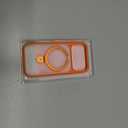 TORRAS for iPhone 17 Pro Case with Stand, Fit for MagSafe, 4X Military Drop Protection, Camera Control Button, Slim Soft Edge Phone Case for iPhone 17 Pro, Translucent Matte Cover 6.3", Bright Orange