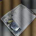 White Nightstand with Charging Station and LED Lights,Modern Bedside Table with 2 Storage Drawer,Night Stand with Solid Wood Legs,White (White-2)