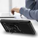 for Motorola Edge-2025 Case Sliding Camera Cover and Multi Angle Stand for Moto Edge 2025 Case,Black