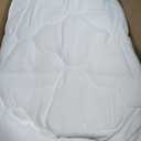 Split Top King Mattress Pad Waterproof Protector, Quilted Mattress Cover Fitted for Adjustable Bed 32"-34" Top Split from Head, Deep Pocket Mattress Protector Up to 18", White (Cover Only)