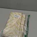 Avigers 12 x 20 Inch White Gold Striped Geometric Lines Embroidery Velvet Cushion Case Luxury Modern Lumbar Throw Pillow Cover Decorative Pillow for Couch Living Room Bedroom Car 30 x 50cm