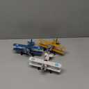 Hoement Vintage Airplane Ornament Retro Iron Aircraft Model for Home Decor Desktop Display Collectible Toy Airplane Figurine