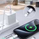 LERTOSEN Lightning to USB C Adapter 4 Pack, Fast Charging & Data Sync for iPhone 15/16/17 Pro/Pro Max, Charger Adapter Accessory (Not for Audio/OTG)-White