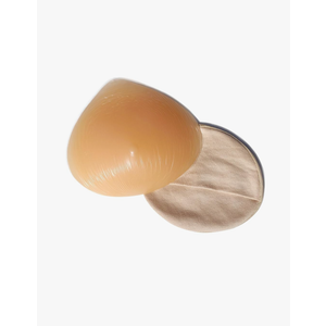 Silicone Breast Form Triangle Bra Inserts Mastectomy Prosthesis Padding Enhancers One Piece, Size Small