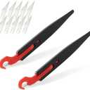Gomake Vinyl Wrap Guard Cutter Knife Window Tinting Cutter Precision Automotive Safety Cutting Tool for Car Wrapping, Window Tinting,Decals,Signs, Wrap Film and Other Car Vinyl Cutting (W204)