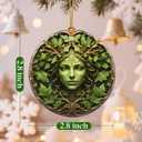 Christmas Ornaments, 2.8 Inch Ceramic Hanging Ornament, Christmas Tree Ornaments, Xmas Decorations, Holiday Decorations, Holiday Party Gifts, and Xmas Gift Ideas
