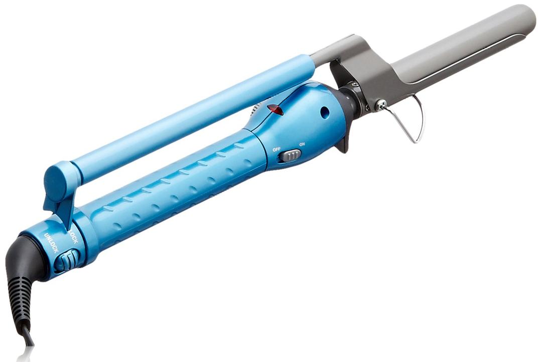 BaBylissPRO Nano Titanium Curling Iron for Loose Curls & Beach Waves, Marcel Professional Hair Curler for All Hair Types (0.75 Inch)