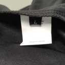 Allegra K Women's Faux Suede Point Collar Button Down Cropped Moto Biker Jacket Large Black