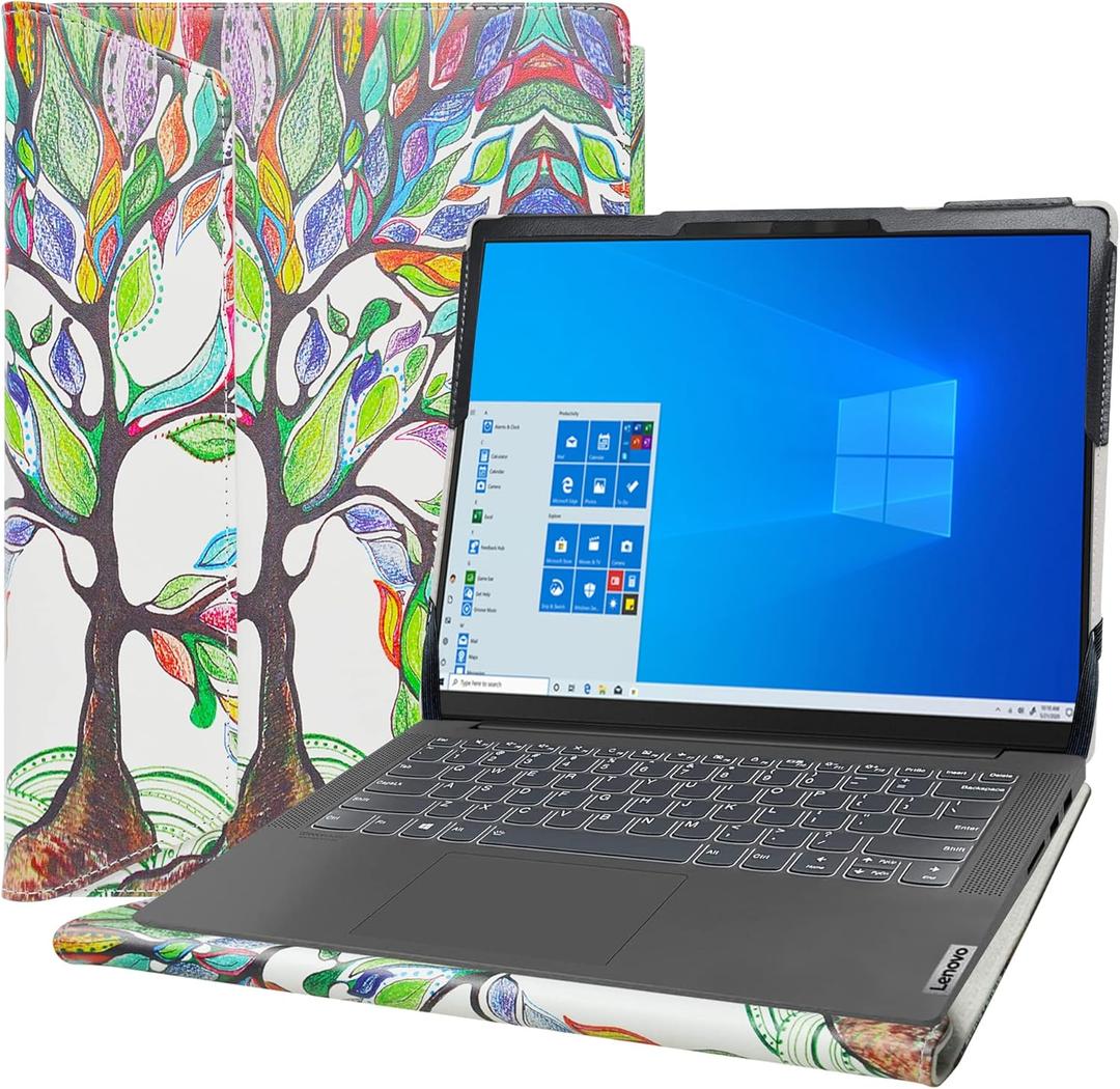 Alapmk Protective Case for Dell Inspiron 14 5441/Latitude 5455/Latitude 7450 2-in-1/Inspiron 14 Plus 7441/Latitude 7455,Case for Lenovo IdeaPad 5X 2-in-1 Gen 9/IdeaPad 5 2 in 1 14AHP9,Tree