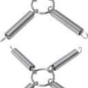 CHICIRIS Tire Chain Bungee, 1 Pair Tire Chain Tighteners, Stainless Steel Tire Chain Tensioner, Snow Chain Tensioner, Tire Chains For Snowblower, Tractor (4 Link)