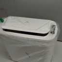 TIPGO Automatic Motion Sensor Bathroom Trash Can with Lid, 2.6 Gallon Touchless Trash Bin, Smart Garbage Can Plastic Slim Wastebasket for Bedroom, Office, Dorm (White)