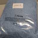 Disolla Blue Bathroom Rug 20x32 - Non-Slip Plush Thick Bath Mat, Highly Absorbent & Ultra Soft Fluffy Floor Mat, Machine Washable for Shower and Tub