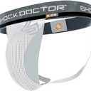 Shock Doctor Athletic Supporter Jockstrap, For Sports Support, Football, Baseball, Lacrosse & More, Mens (Medium, White)