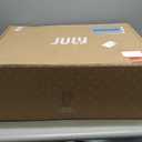 Checked Expandable - 24.5" Airline Approved Check In Luggage with Wheels, Spinner Suitcase for Men & Women - TSA Lock Rolling Suitcase, Spinner Wheels, Expansion Zip, Y-Strap - Dark Brown