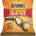 HotHands Toe Warmers - Long Lasting Safe Natural Odorless Air Activated Warmers - Up to 8 Hours of Heat - 6 Pair