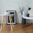 ARTIX Incandescent Pod Lamp, Motion-Activated Desk Lamp, White Satin-Finish with USB Charging Ports and Smart Eye Protecting Technology with No-Touch Dimming Ability