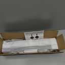 Black Candle Sconces Long Wall Candle Holder, Set of 2 Large Wall Candle Sconce Modern Chic Home Decor for Bedroom, Dining Room, Living Room 23"