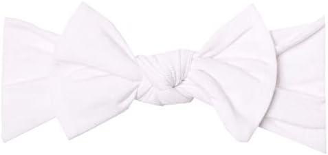 Copper Pearl Baby Bows: Stylish Headbands for Baby Girls, Premium Soft and Stretchy Baby Headbands, Perfect for Newborns, Trendy Designs - Dove