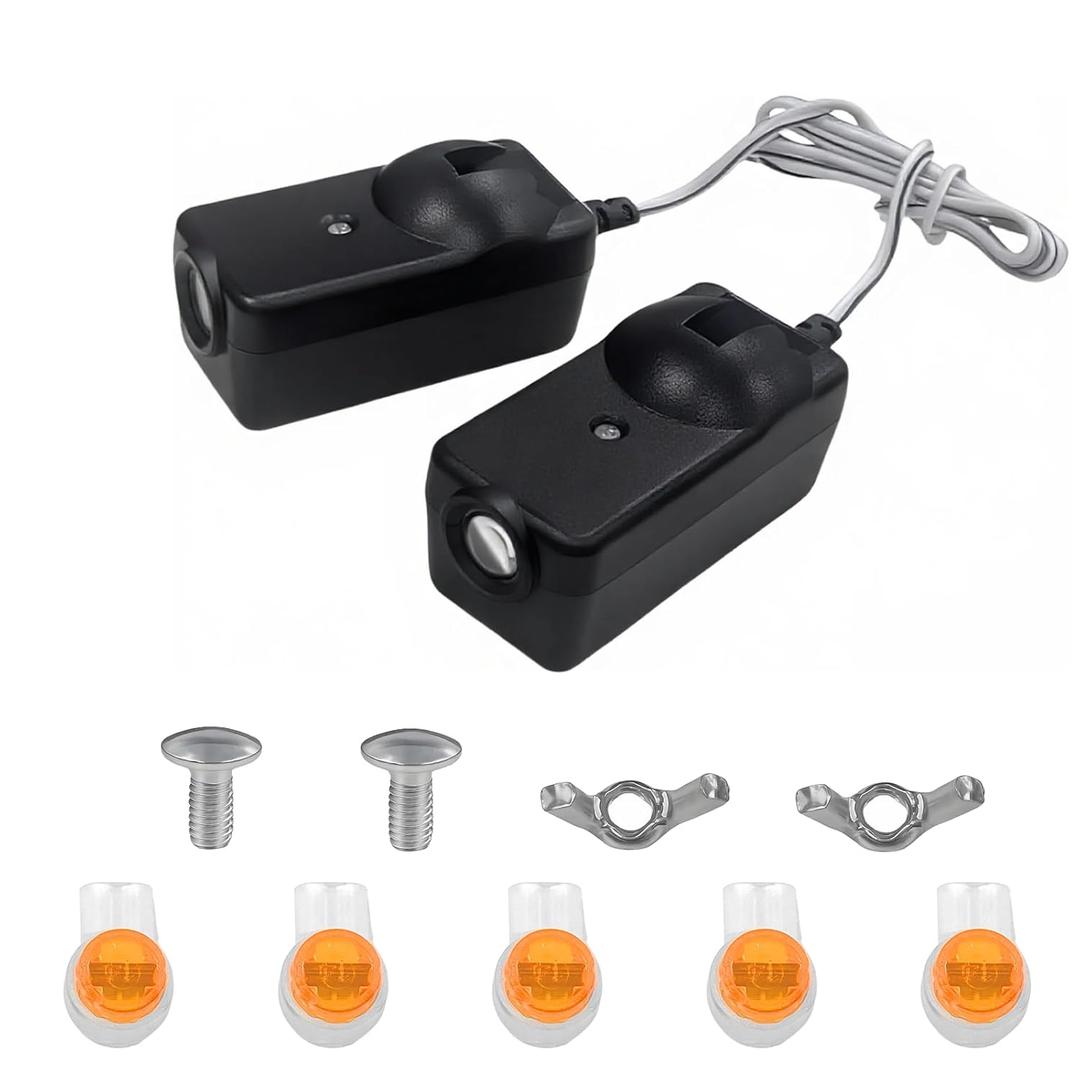 Garage Door Sensor Replacement Safety Sensor 41A5034 for Chamberlain Craftsman Sears Garage Door Sensors Made Since 1997,No Bracket
