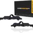 For Chevy Silverado 1500 2019 20 21 22 2023 Bumper Bracket Driver and Passenger Side | Pair | Front Side Guide | Replacement For GM1042155, GM1043155 | 84624943, 84624944