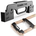 3 in 1 Metal Framing Tools,16 Inch on Center Framing Layout Tool,Cast Aluminum Framing Spacing Tool,Measurement Framing Jig for Walls,Roofs,Floors or Ladders