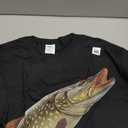 Northern Pike Angler Gift for Fisherman Pike Fishing T-Shirt, Size L