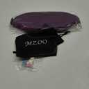 MZOO Sleep Eye Mask for Side Sleeper Men Women, Zero Eye Pressure 3D Sleeping Mask, Light Blocking Patented Design Night Blindfold, Soft Eye Shade Cover for Travel, Purple