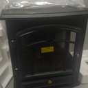 ZAFRO Electric Fireplace Stove, 5100 BTU Quick Heating Electric Fireplace Heater with Adjustable Flame Brightness, 1000W/1500W Thermostat, for Living Room, Bedroom (22 inch Standard)