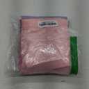 Resinta 3 Pack Girls Leggings Cotton Full Length Leggings Soft Comfortable Footless Stretchy Tights Pants for Kids (7-8 Years, Light Coral, Light Purple, Hot Pink)