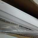 No Drill Blinds for Windows 1" Vinyl L-Shaped Slats Cordless Mini Blinds for Home, for Window Size 31" W  64" H White