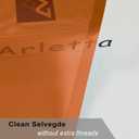 OWENIE Sheer Curtains 63 inch Length 2 Panels Set, Rod Pocket Voile Fimly Sheer Drapes for Living Room/Bedroom, 2pcs, Each 42" W x 63" L, Orange