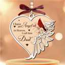 Hyturlte Dad Memorial Ornament  Cardinal Christmas Ornament for Loss of Father  I Have an Angel in Heaven I Call Him Dad  Sympathy Remembrance Gifts, in Memory of Father Ornament Decoration