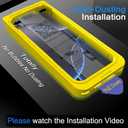 2 x Ferilinso [Auto Dust Install] 3 Pack Screen Protector for iPhone 16 Pro Max [Phone Case fit], 3 Tempered Glass Camera Lens Protector Accessories for Apple